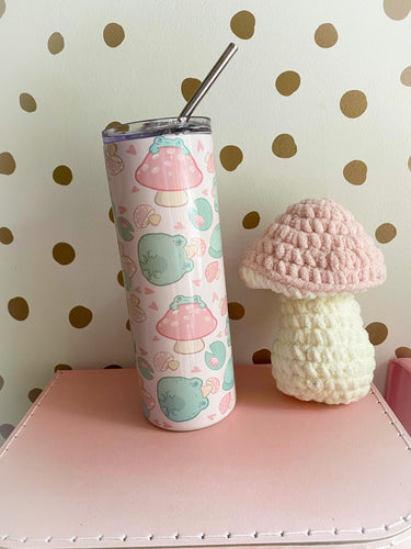 20oz Frogs and mushrooms Tumbler