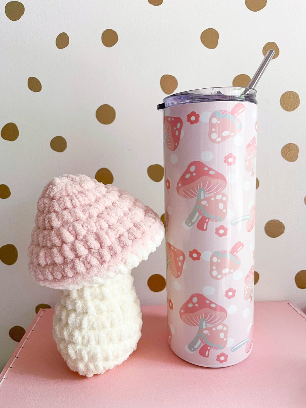 20oz Retro Mushrooms Tumbler