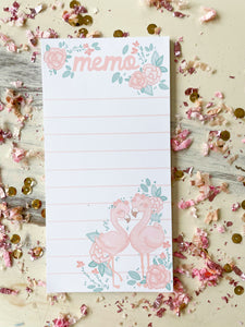 4x8 Flamingo notepad