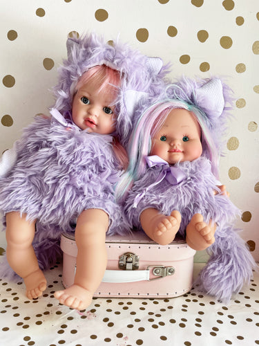Purple cat costume