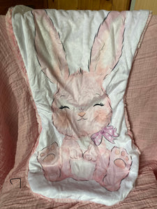 Pink Bunny Pillow
