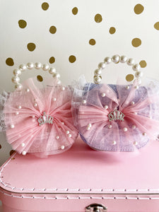 Mini fancy lavender purse