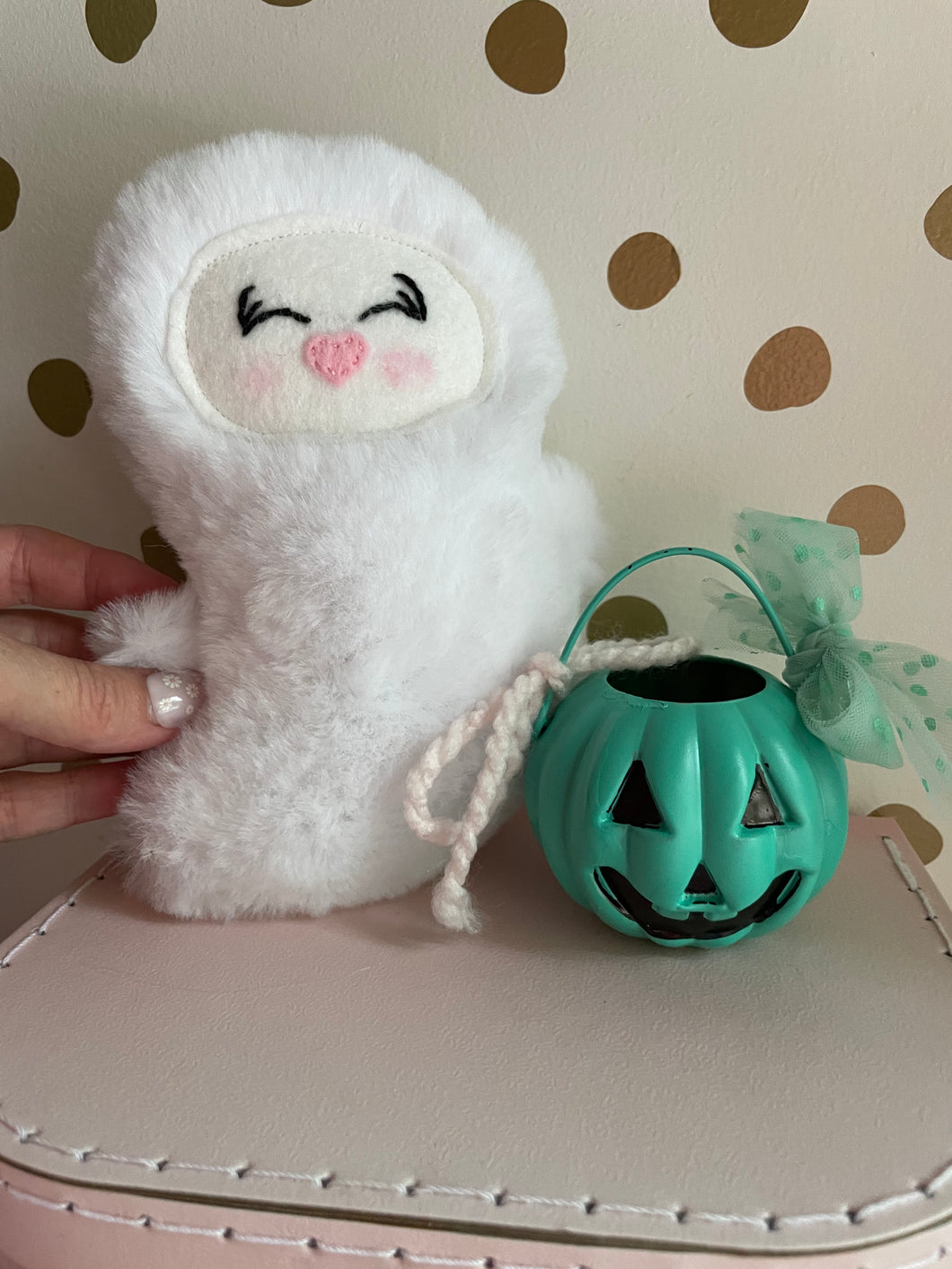 Dolly White ghost/mint pumpkin