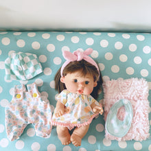 Load image into Gallery viewer, 10 inch brown hair doll sets