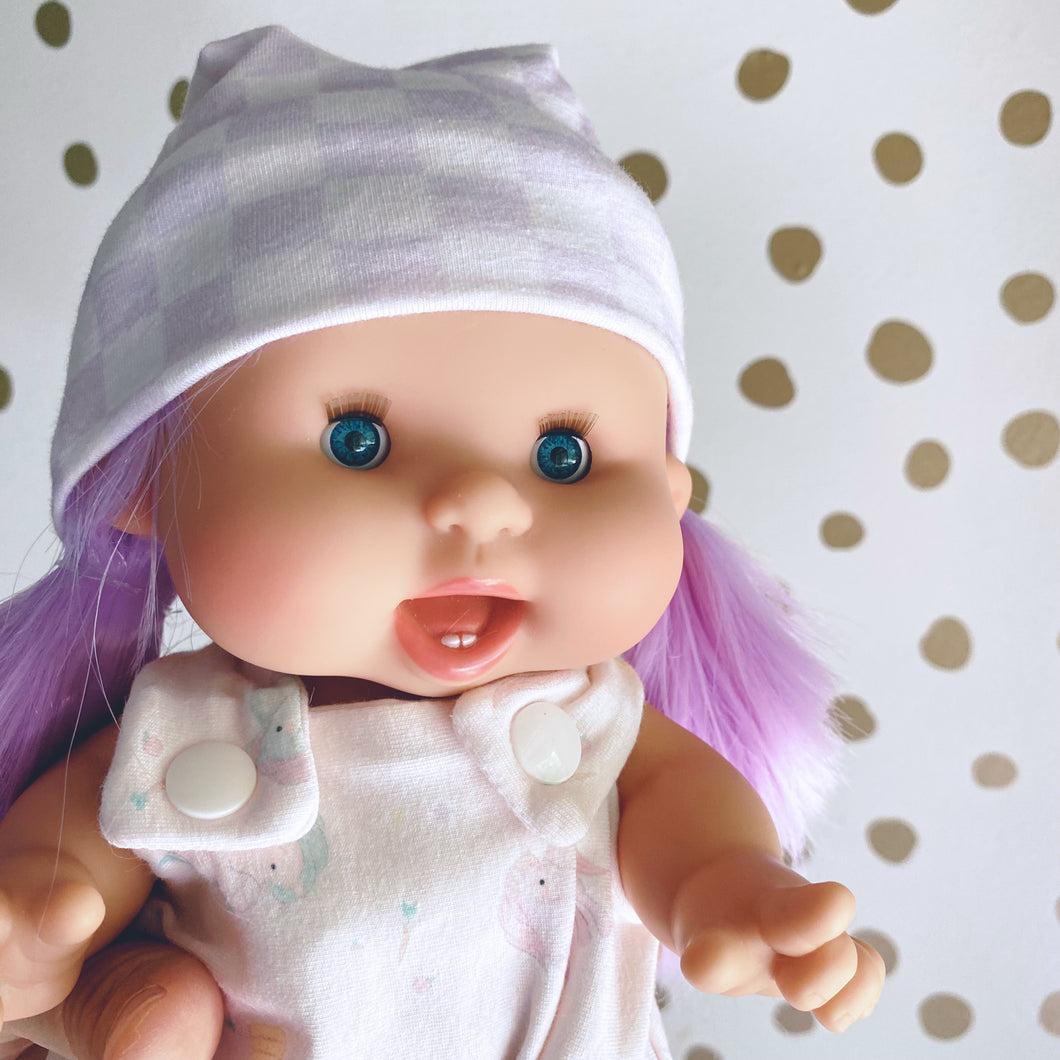 10 inch purple hair doll sets