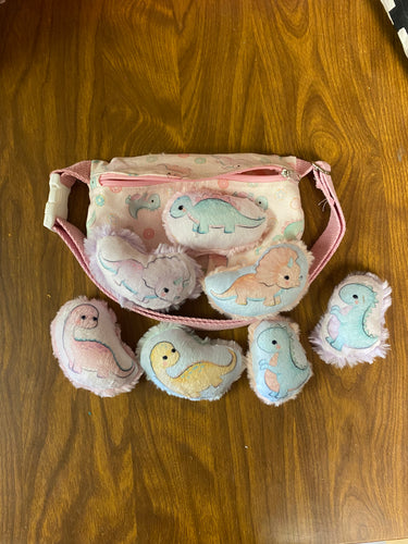 Dino Fanny pack and plushies