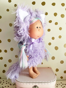 Purple cat costume
