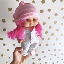 Load image into Gallery viewer, 10 inch pink hair doll set