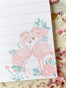 4x8 Flamingo notepad