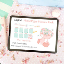 Load image into Gallery viewer, Floral Pig Planner Pack
