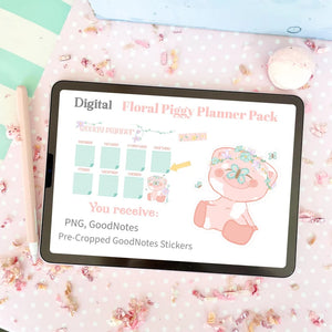 Floral Pig Planner Pack