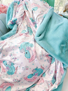 Bluebirds Snuggle Blanket