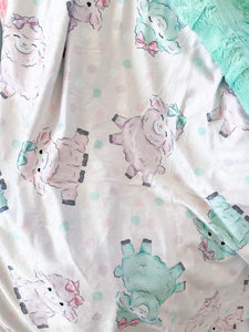 Fluffy Lambs Snuggle Blanket