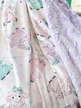 Load image into Gallery viewer, Fluffy Lambs Snuggle Blanket
