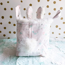 Load image into Gallery viewer, Pink Easter Print Bunny Ear Basket