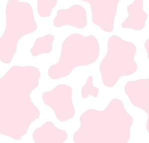 Snuggle Blanket: Pastel Pink Cow Print