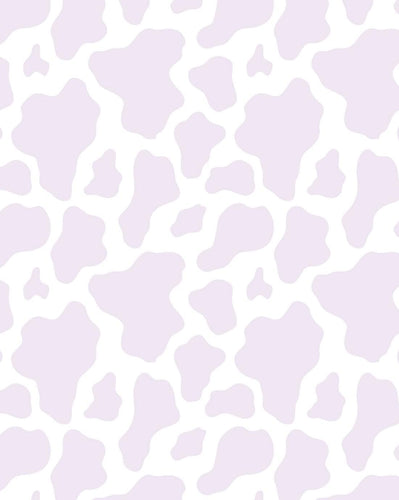 Snuggle Blanket: Pastel Purple Cow Print