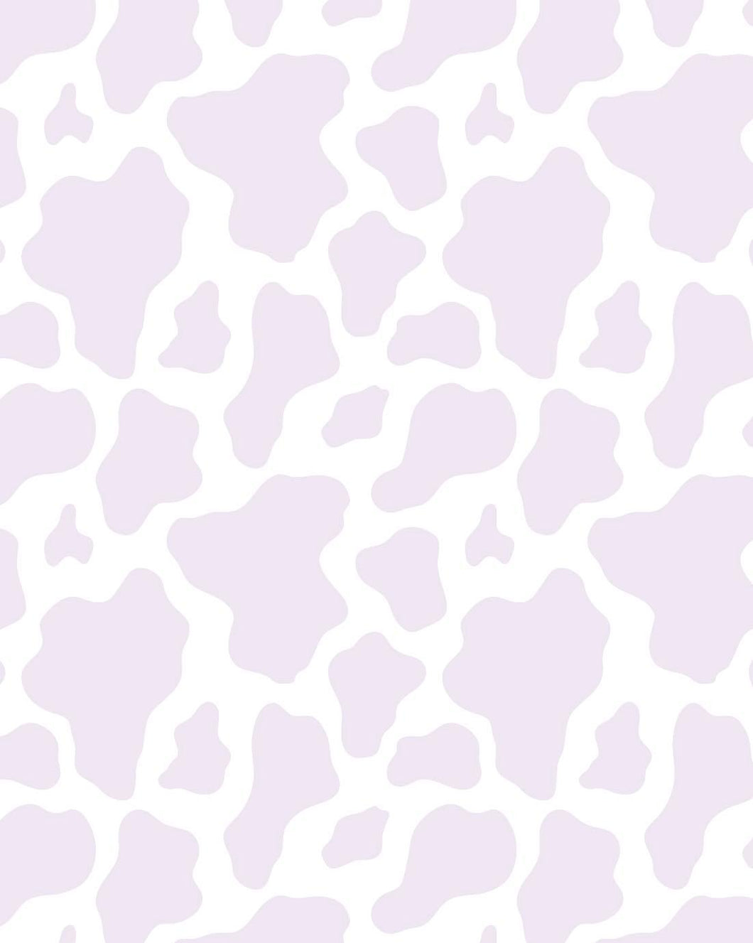 Snuggle Blanket: Pastel Purple Cow Print
