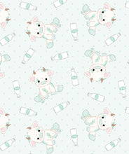 Load image into Gallery viewer, Snuggle Blanket: Blue cow print