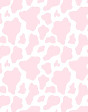 Load image into Gallery viewer, Snuggle Blanket: Pastel Pink Cow Print