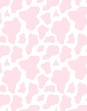 Load image into Gallery viewer, Snuggle Blanket: Pastel Pink Cow Print