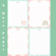 Load image into Gallery viewer, 4 note pages: Printable