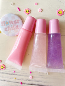 Set of 3 lip gloss tubes