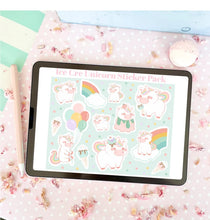 Load image into Gallery viewer, Ice Cream Unicorn Planner Pack