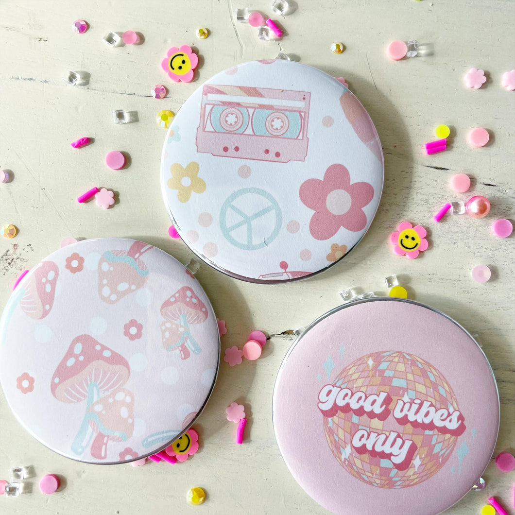 Set of 3  Retro Pins/Set 3