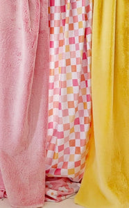 Retro Checkers Snuggle blanket