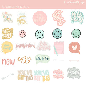 Social Media Sticker Pack