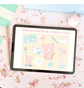 Kittens and Books Planner Pack