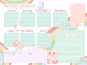 Weekly Planner: Printable