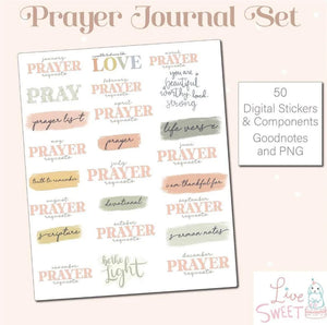 Prayer Journal Pack