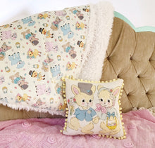 Load image into Gallery viewer, vintage easter Snuggle Blanket