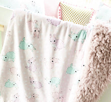 Load image into Gallery viewer, Bunnies Snuggle Blanket