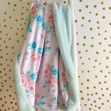 Load image into Gallery viewer, Romantic Floral Snuggle Blanket