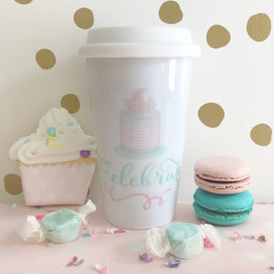 Celebrate Cake Latte Mug