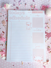 Load image into Gallery viewer, 5x7 Today&#39;s Schedule Notepad