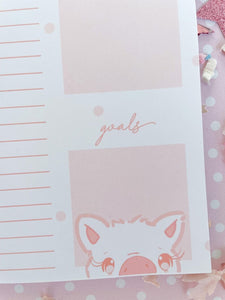 7x10 Pigs Daily Schedule Notepad