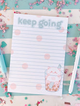 Load image into Gallery viewer, 5x7 Keep Going Cats Notepad