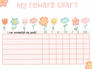 Flower Reward Chart:  Printable