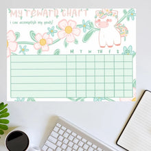 Load image into Gallery viewer, Unicorns and Flowers Reward Chart:  Printable
