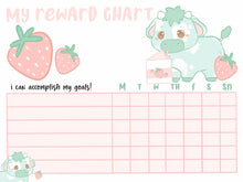 Load image into Gallery viewer, Strawberry Cow Reward Chart:  Printable