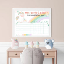 Load image into Gallery viewer, Unicorn Reward Chart:  Printable