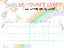 Load image into Gallery viewer, Unicorn Reward Chart:  Printable