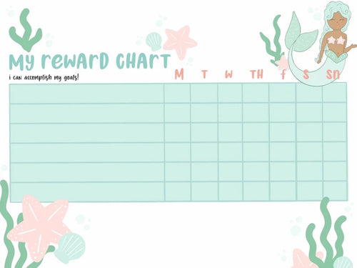 Ocean Reward Chart:  Printable