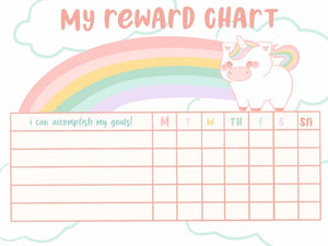 Rainbows Reward Chart:  Printable