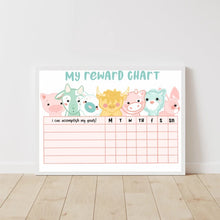 Load image into Gallery viewer, Animals Reward Chart:  Printable