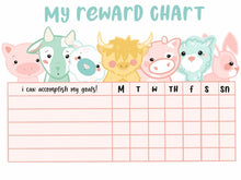 Load image into Gallery viewer, Animals Reward Chart:  Printable